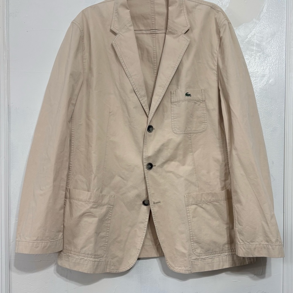 Lacoste Light Tan Outerwear with Logo
